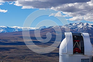 Telescope at Lake Tekapo in New Zealand