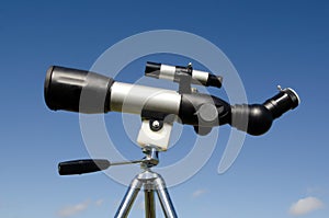 Telescope on tripod