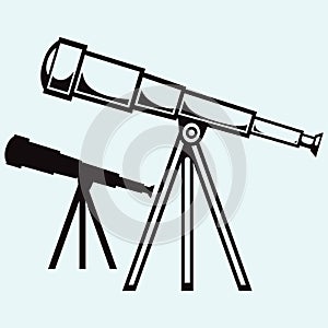 Telescope in tripod