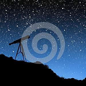 Telescope Under the Stars