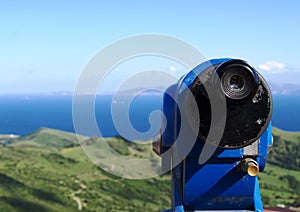 Telescope viewfinder and view