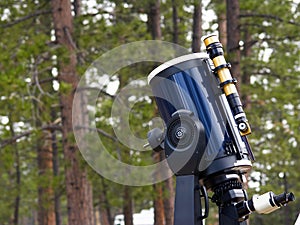 Telescope in the woods