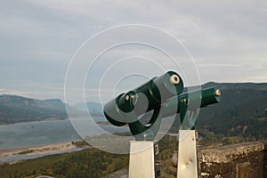 Telescopes along the columbia gorge