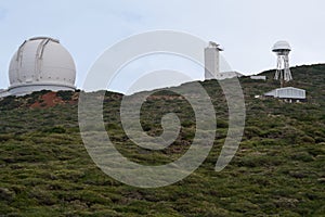 Telescopes in the mountains photo