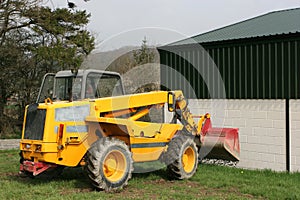 Telescopic Loader Tipping Gravel