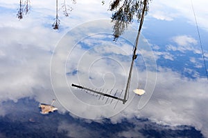 Television antenna reflection