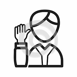 Television Broadcast icon vector