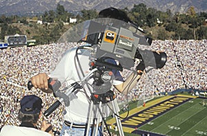 Television camera crews