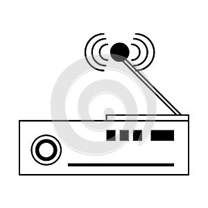 Television codifier technology device in black and white