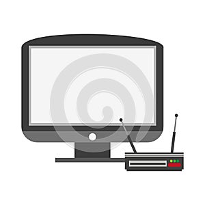 Television and digital decoder