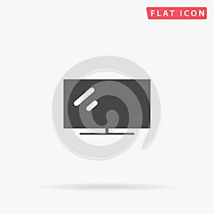 Television flat vector icon