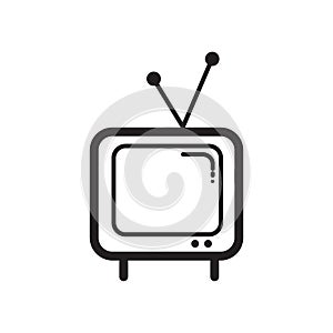 Television icon. Vector illustration decorative design