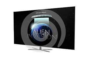 television smart tv isolated