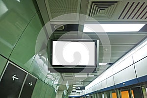 Television in subway