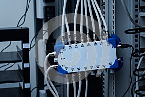 Television system, cable and spliter, module