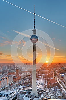 The Television tower in Berlin