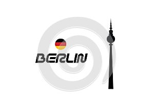 Television tower of Berlin the capital of Germany architecture