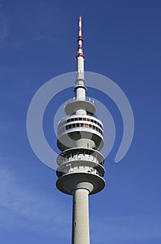 The television tower of Munich in Bavaria