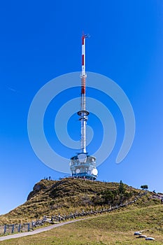 Television tower on top of Rigi Kulm