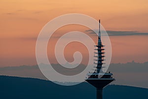 Television tower (Europaturm) in Frankfurt am main, Germany photo