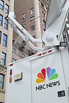 Television transmission truck