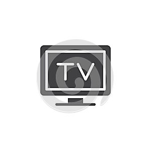 Television vector icon