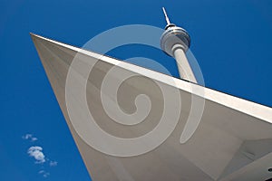 Televisiontower at Alexanderplatz in Berlin