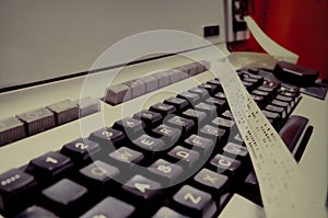 Telex communication system, 1970s.