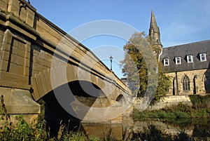 Telford Bridge and the River Wansbeck, Morpeth photo