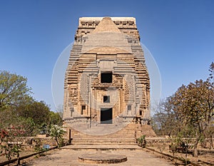 Teli Ka Mandir, dating from the 9th century, is the tallest building in Fort Gwalior. India photo