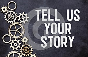 Tell us your story text on blackboard