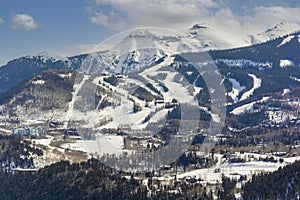 Telluride Ski Resort in the Colorado Rocky Mountains