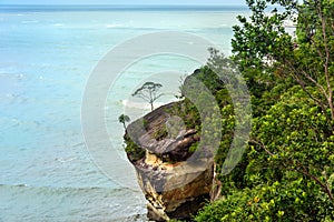 Telok padan kecil Cliff in Bako National Park