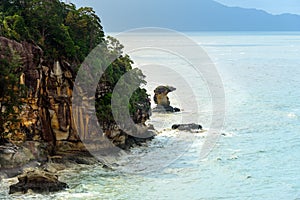 Telok padan kecil Cliff in Bako National Park photo