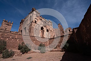 Telouet Kasbah fortress in the Berber village in Morocco