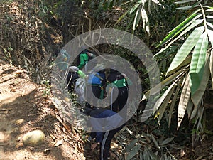 World Cleanup day event in central java Indonesia