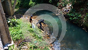 World Cleanup day event in central java Indonesia