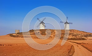 Tembleque windmills in Toledo La Mancha photo
