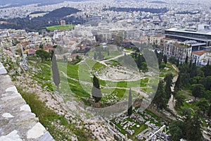 Temenos and theater of Dionysus Eleuthereus