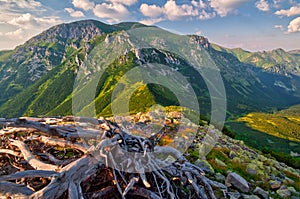 Temniak in Cervene vrchy mountains in the border of Poland and Slovakia