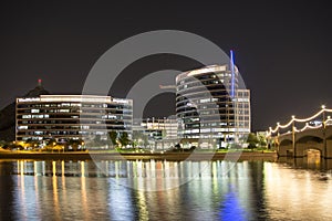 Tempe Town Lake at Night