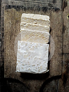 Tempeh is Indonesian tradisional food photo