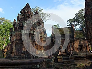 Tempel Banteay Srei in Angkor wat, Cambodia