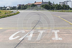 Tempelhofer feld old airport berlin germany