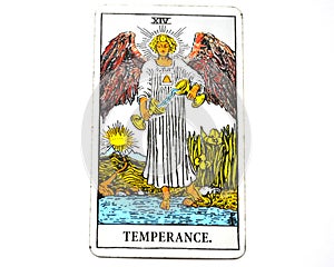 Temperance Tarot Card healing harmony adaptability photo