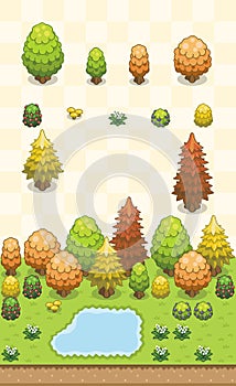 Temperate Forest Plants Set