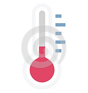 Temperature Color Vector Icon which can easily modify or edit photo