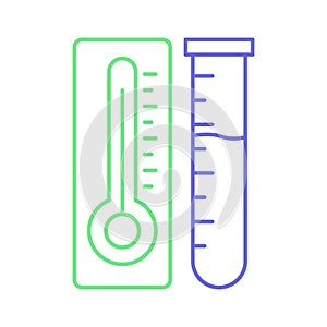 Temperature flask Isolated Vector icon that can be easily modified or edited photo