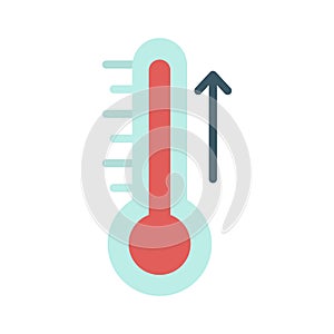 Temperature, forecast, weather, thermometer  fully editable vector icon photo