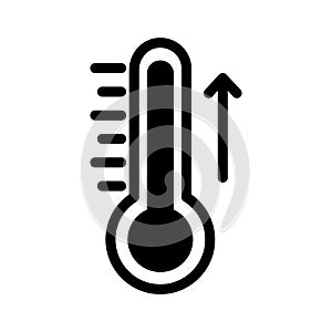 Temperature, forecast, weather, thermometer  fully editable vector icon photo